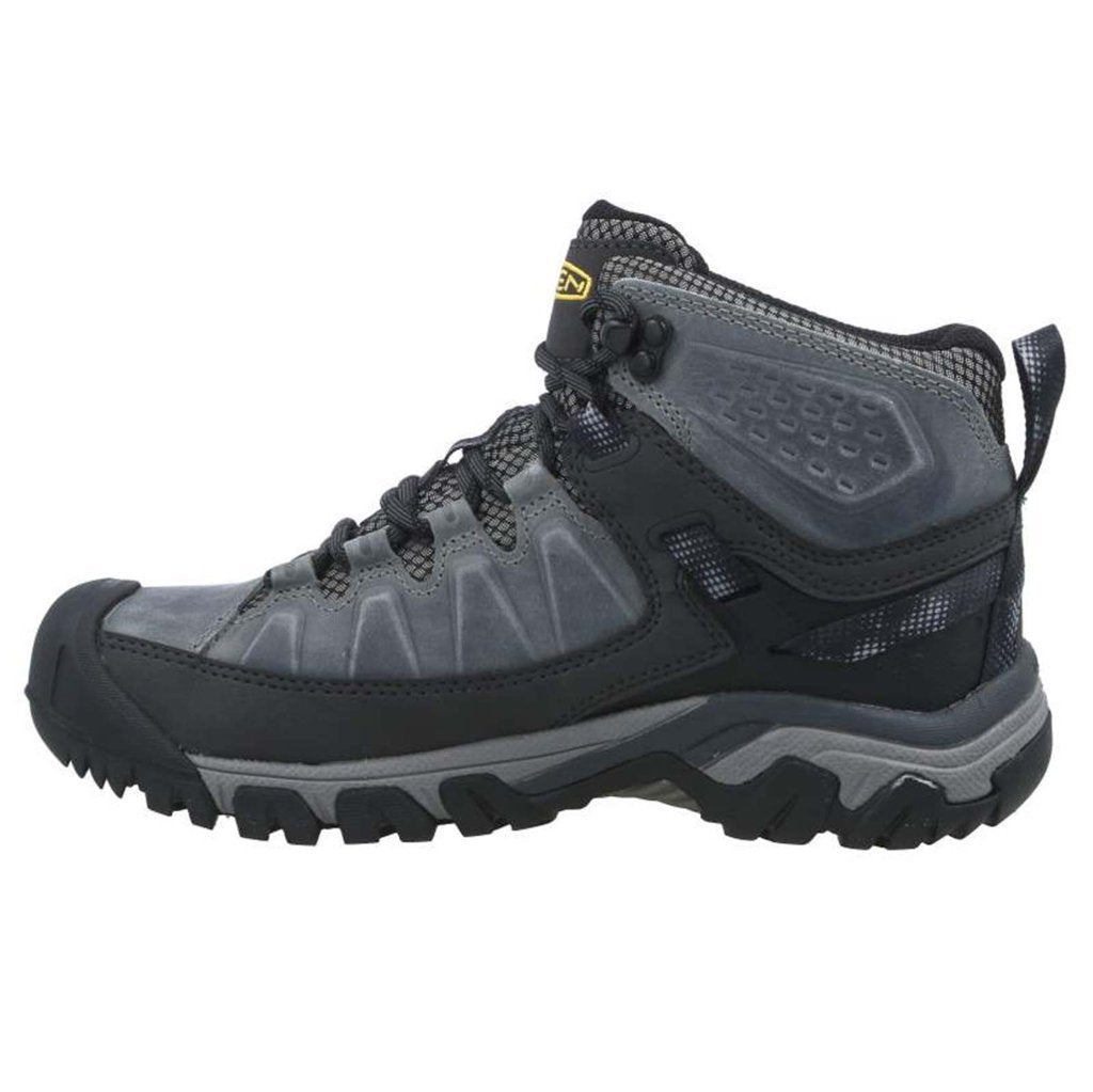 Keen Targhee III Mid Waterproof Leather Men's Hiking Boots#color_drizzle keen yellow