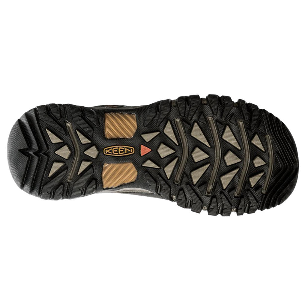Keen Targhee III Mid Waterproof Leather Men's Hiking Boots#color_black olive