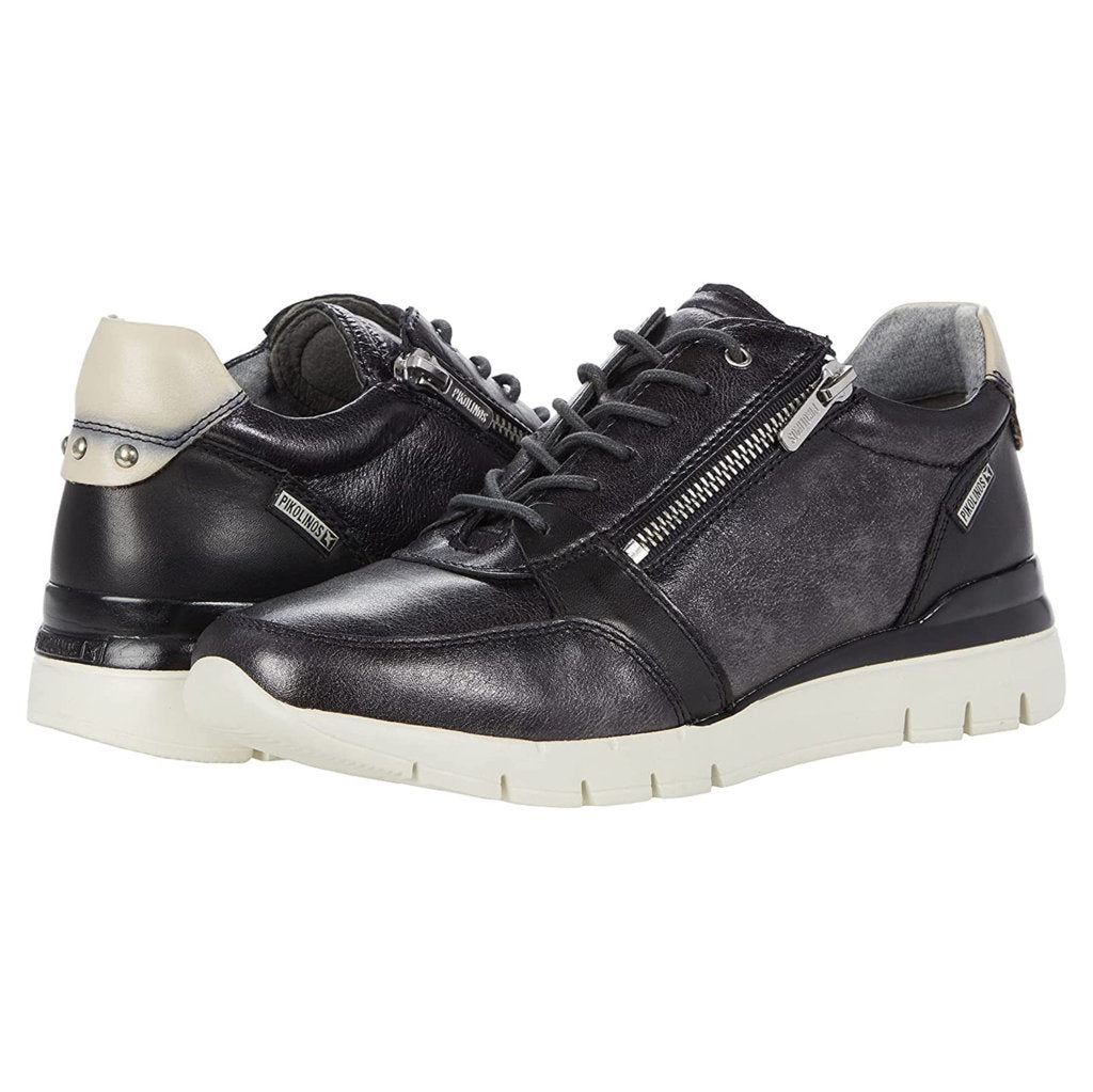 Pikolinos Cantabria W4R Leather Womens Trainers#color_niquel
