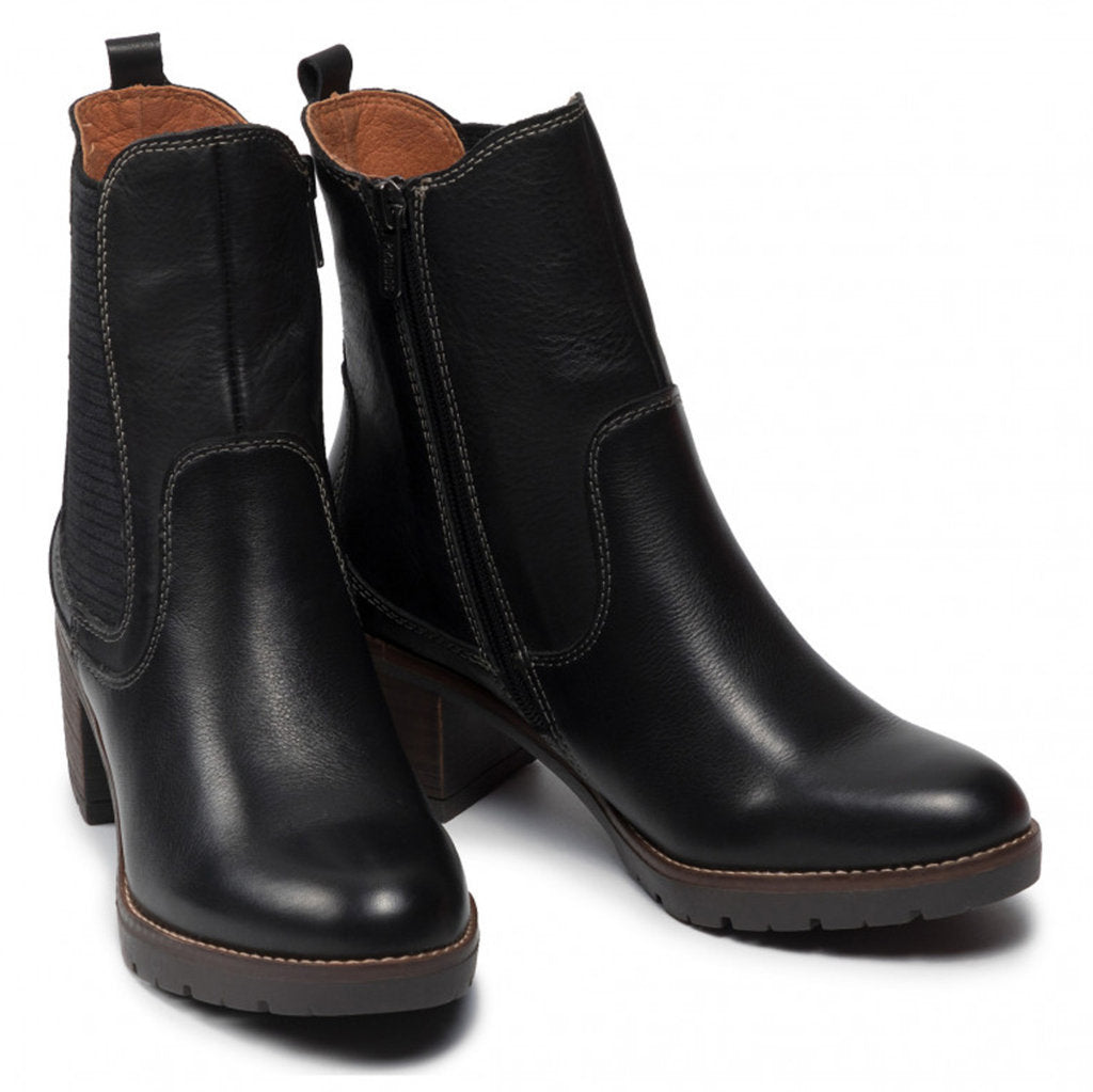 Pikolinos Llanes W7H Leather Womens Boots#color_black