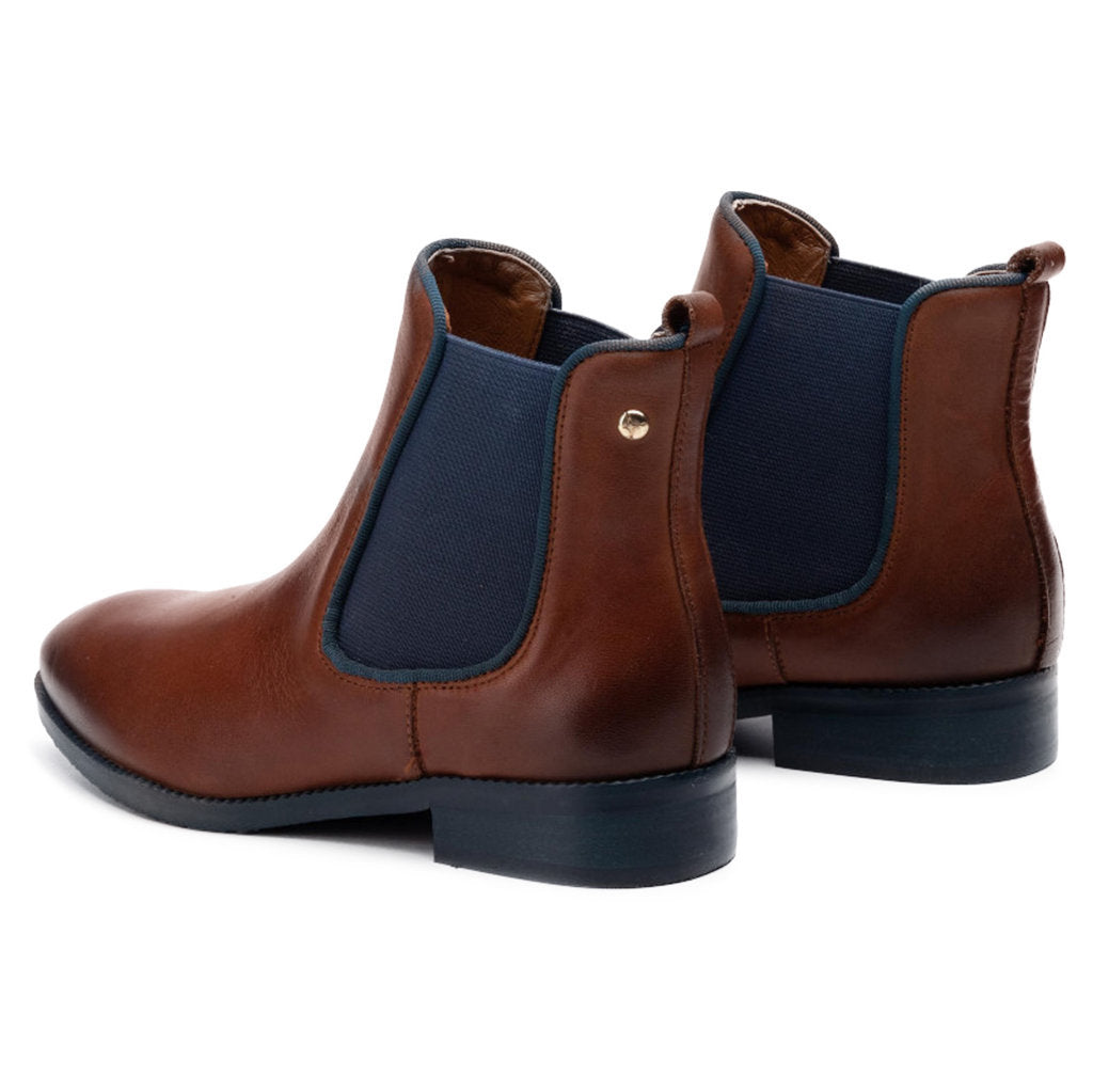 Pikolinos Royal W4D-8637ST Leather Textile Womens Boots#color_cuero