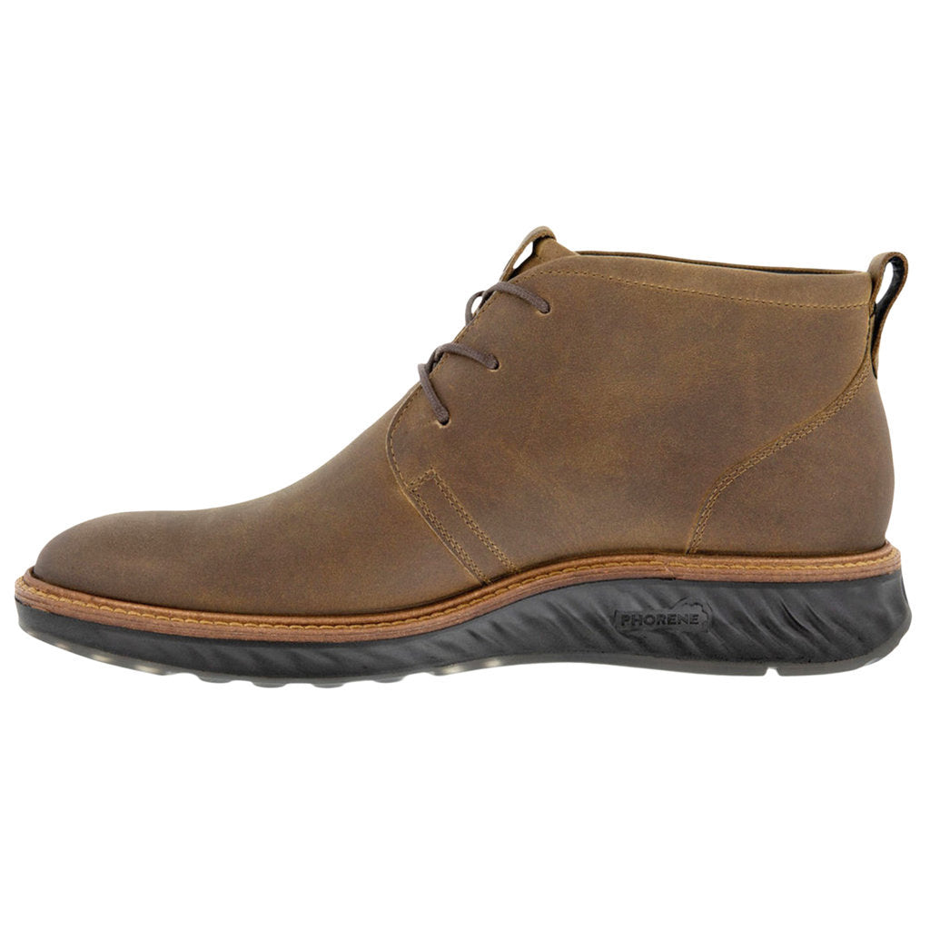 Ecco St 1 Hybrid 836814 Leather Mens Boots#color_nutmeg brown