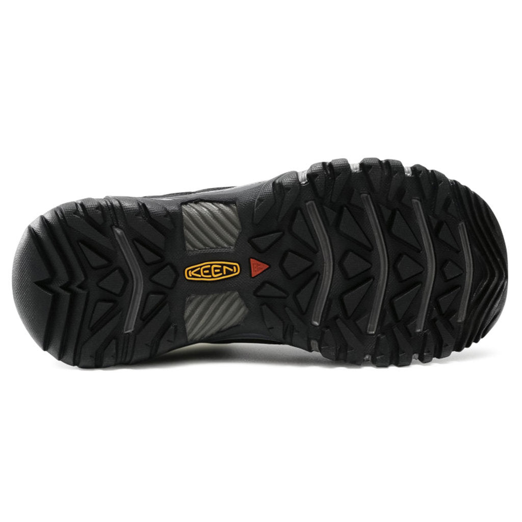 Keen Ridge Flex Mid Waterproof Leather Men's Hiking Shoes#color_magnet black