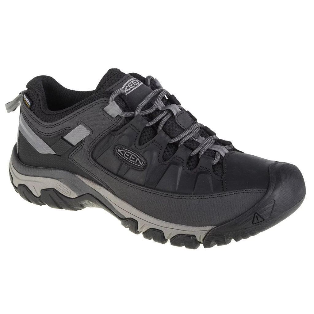 Keen Targhee III Waterproof Leather Men's Hiking Boots#color_black steel grey