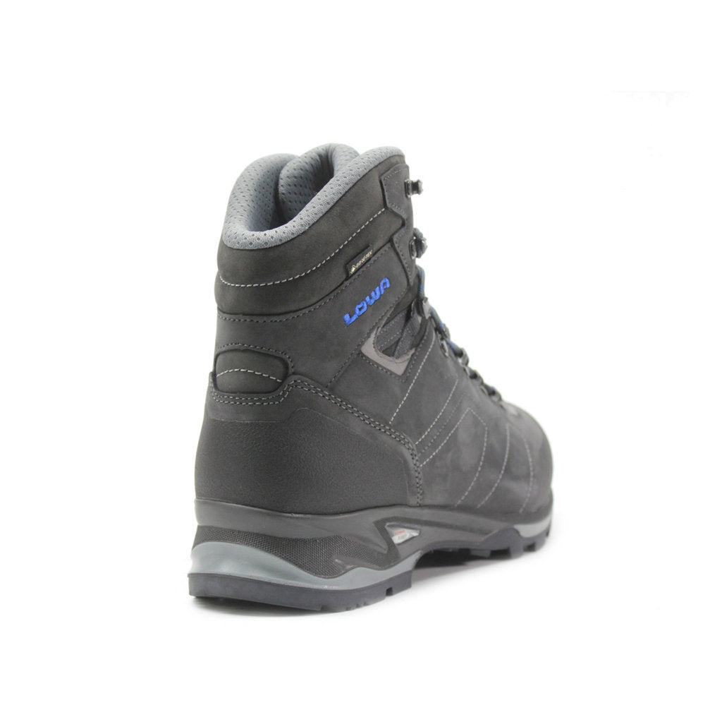 Lowa Santiago GTX Nubuck Leather Men's Hiking Boots#color_anthracite blue