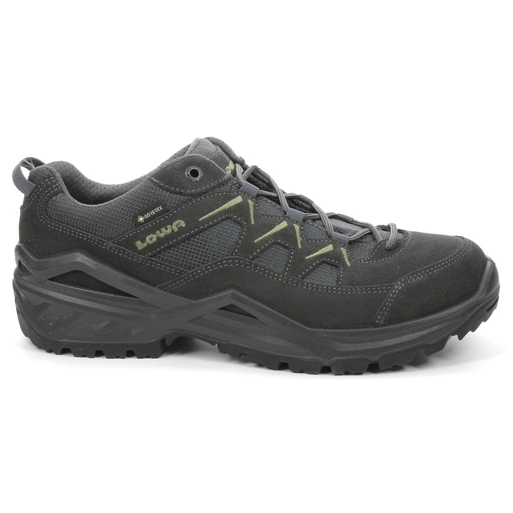 Lowa Sirkos Evo GTX LO Suede Leather Men's Hiking Shoes#color_anthracite
