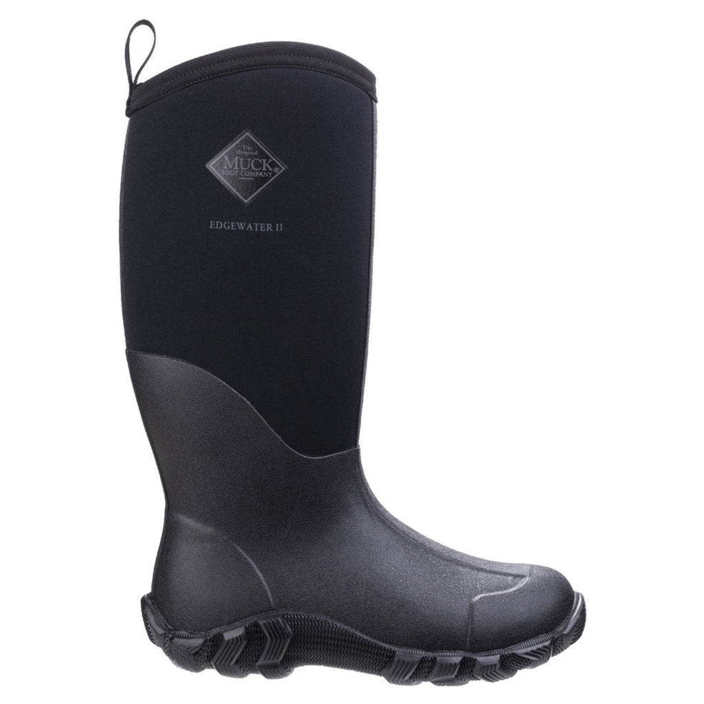 Muck Boot Edgewater II Waterproof Unisex Tall Wellington Boots#color_black black