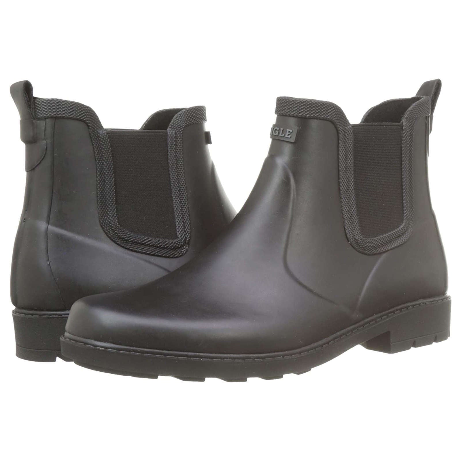 Aigle Carville Rubber Men's Chelsea Boots#color_noir