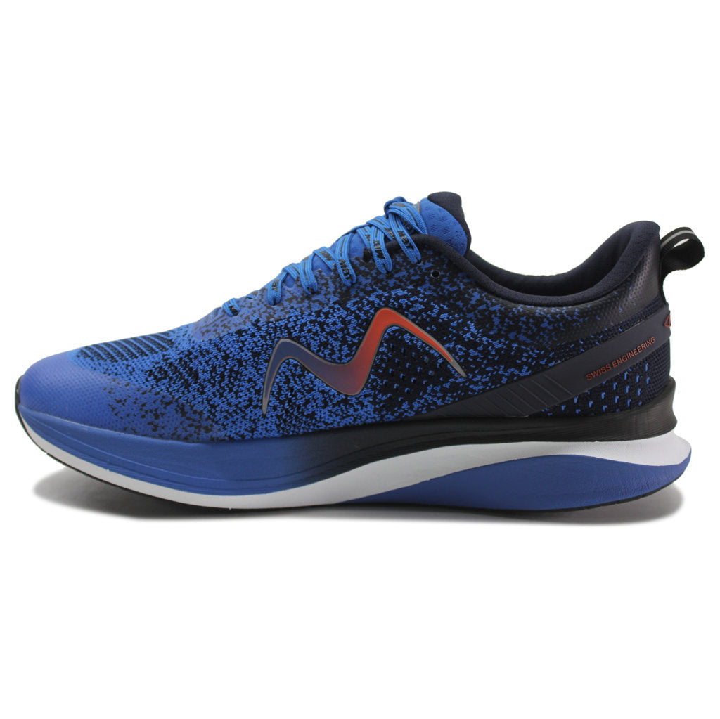 MBT Huracan 3000 Fly Knit Mesh Men's Low-Top Trainers#color_navy directorie blue