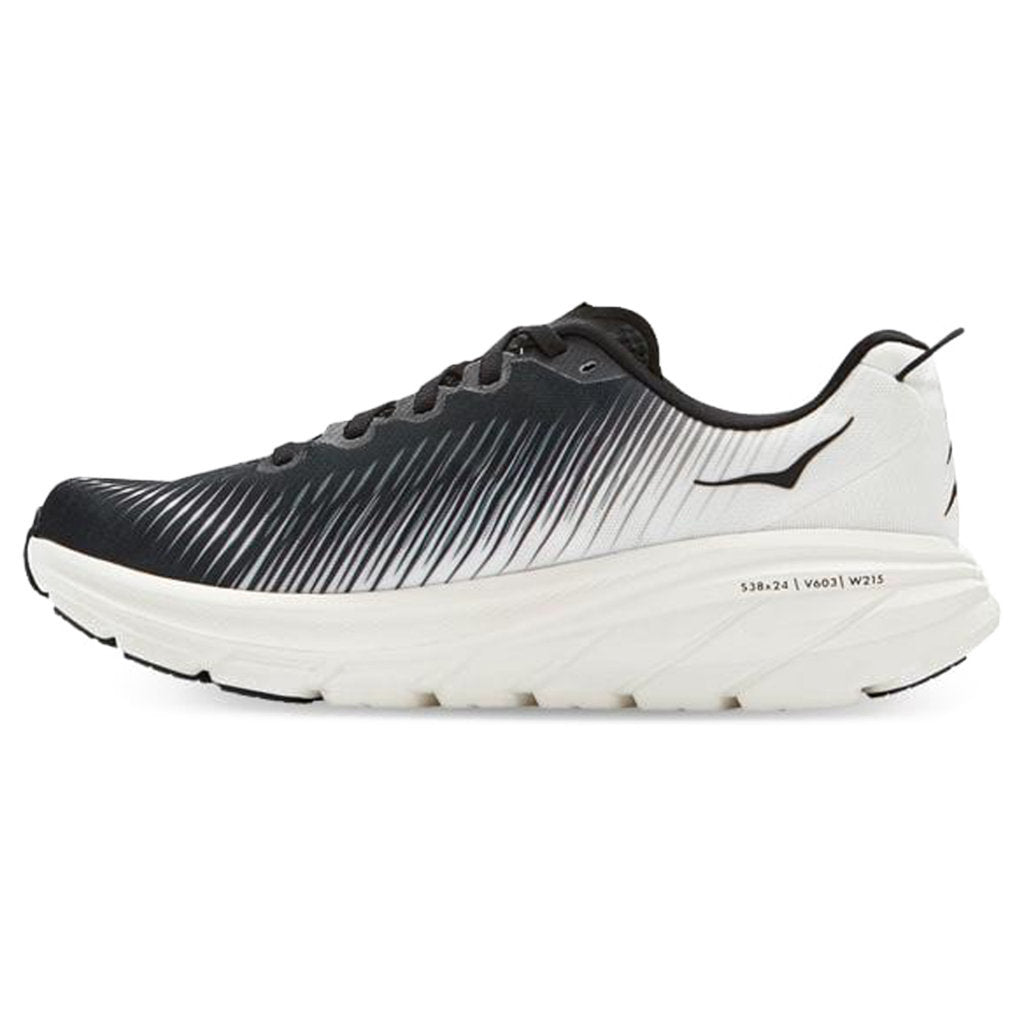 Hoka One One Rincon 3 Mesh Men's Low-Top Road Running Trainers#color_black white