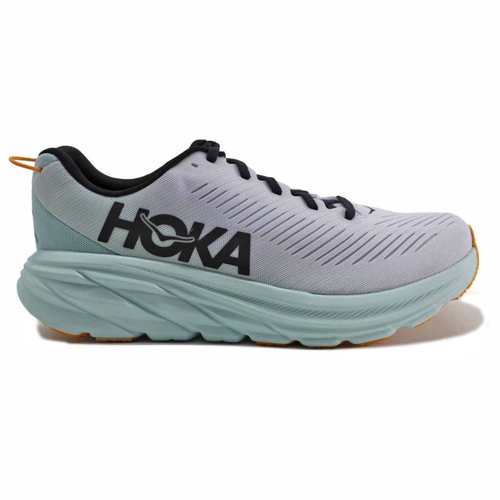 Hoka One One Rincon 3 Mesh Men's Low-Top Road Running Trainers#color_white blue glass