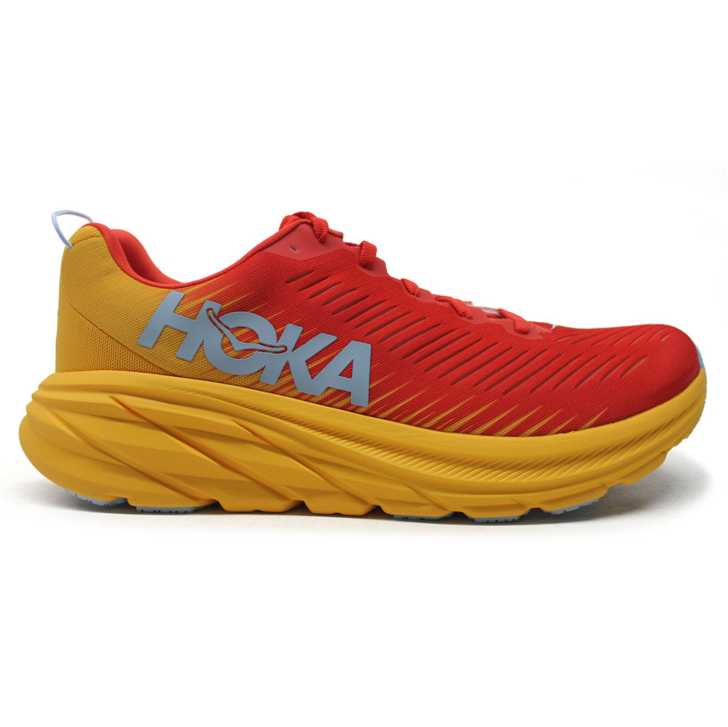 Hoka One One Rincon 3 Mesh Men's Low-Top Road Running Trainers#color_fiesta amber yellow
