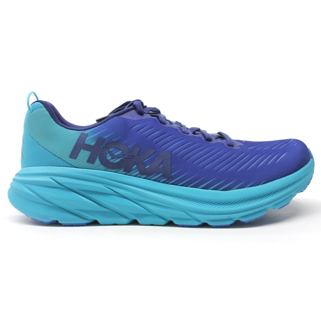 Hoka One One Rincon 3 Mesh Men's Low-Top Road Running Trainers#color_bluing scuba blue