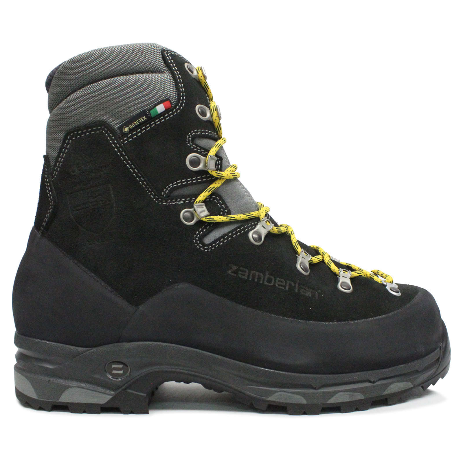 Zamberlan 5010 Logger GTX RR Suede Leather Waterproof Men's Mountaineering Boots#color_black