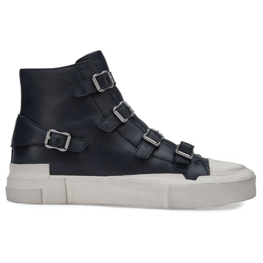 Ash Gang Nappa Leather Women's High-Top Trainers#color_black