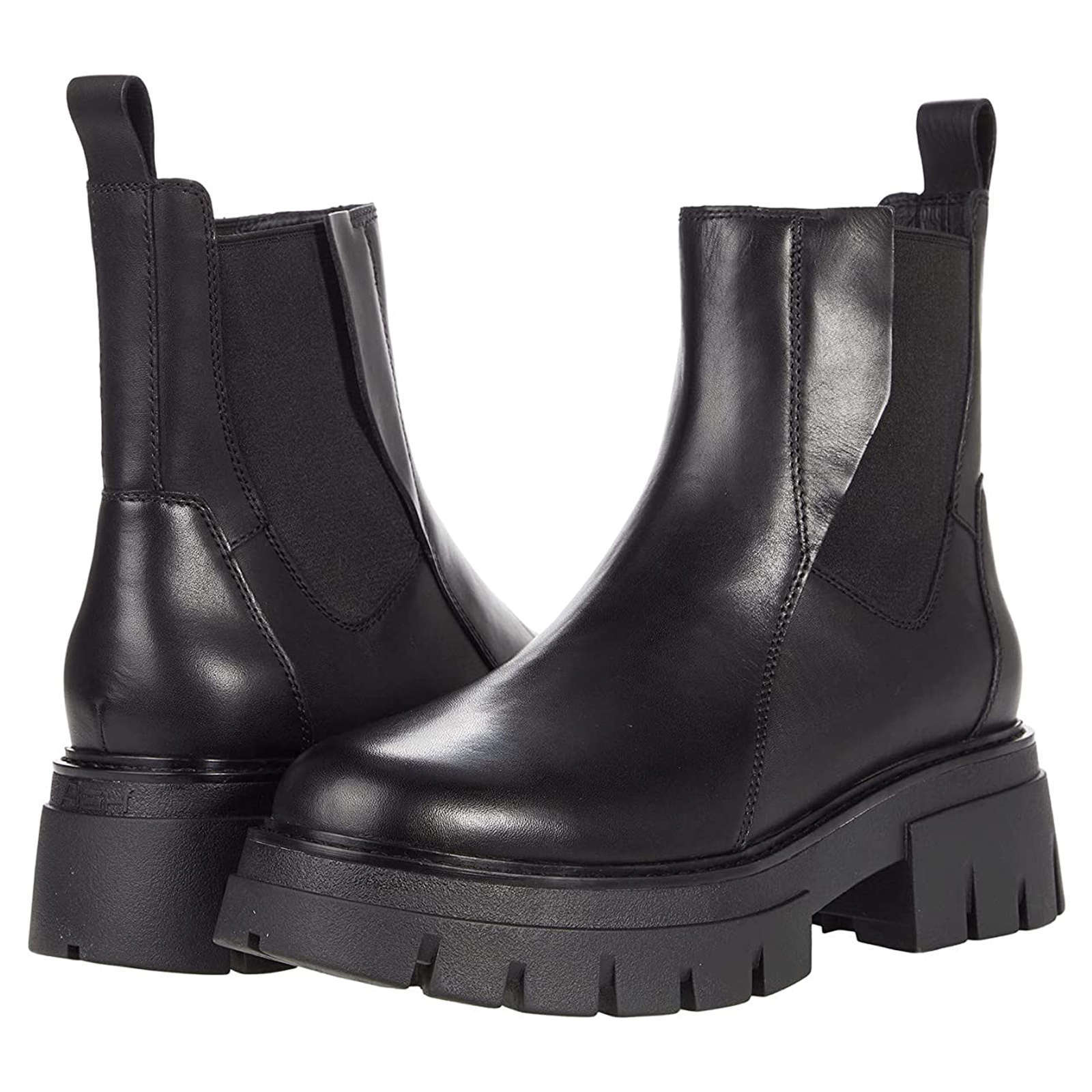 Ash Links Leather Women's Chelsea Boots#color_black