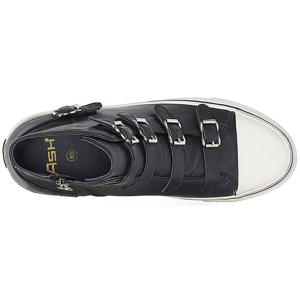 Ash Virgin Nappa Leather Women's High-Top Trainers#color_graphite