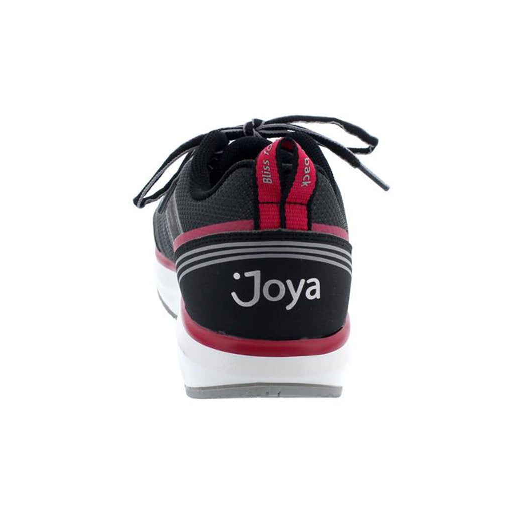 Joya ID Zoom II PU Leather & Textile Women's Trainers#color_black pink