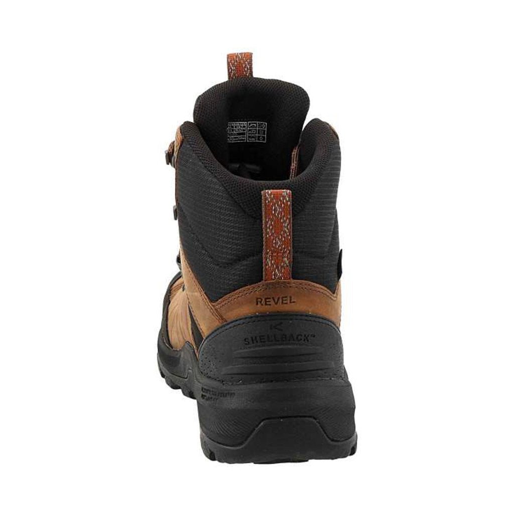 Keen Revel IV Mid Waterproof Leather Men's Snow Boots#color_dark earth caramel cafe