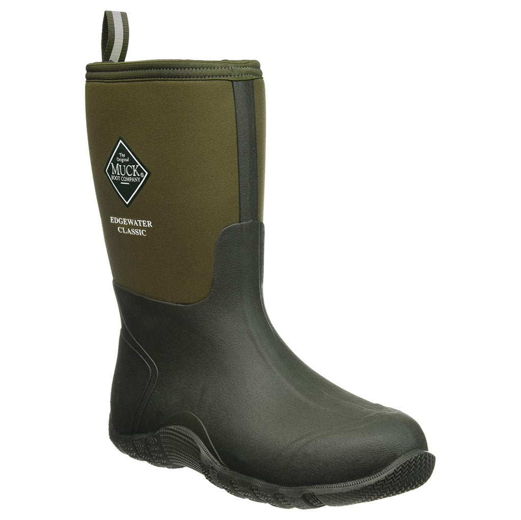 Muck Boot Edgewater Classic Waterproof Women's Wellington Boots#color_moss