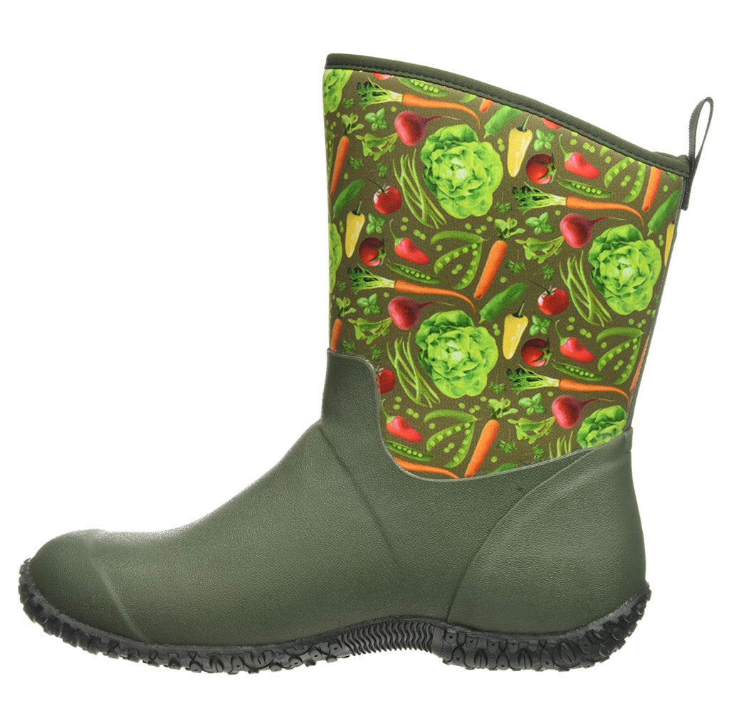 Muck Boot Muckster II Waterproof Women's Wellington Boots#color_green veggie print