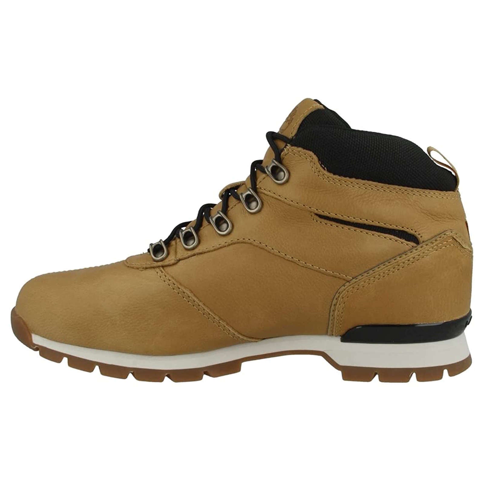 Timberland Splitrock Mid Hiker Leather Textile Mens Boots#color_wheat