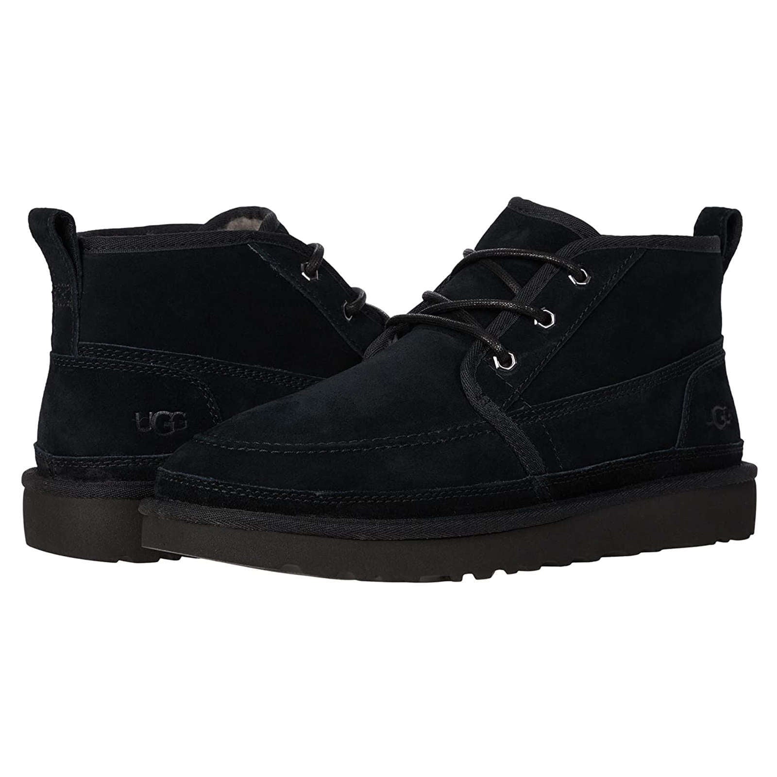 UGG Neumel Suede Leather Men's Chukka Boots#color_black