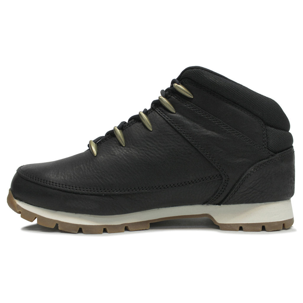Timberland Euro Sprint Mid Hiker Leather Mens Boots#color_black