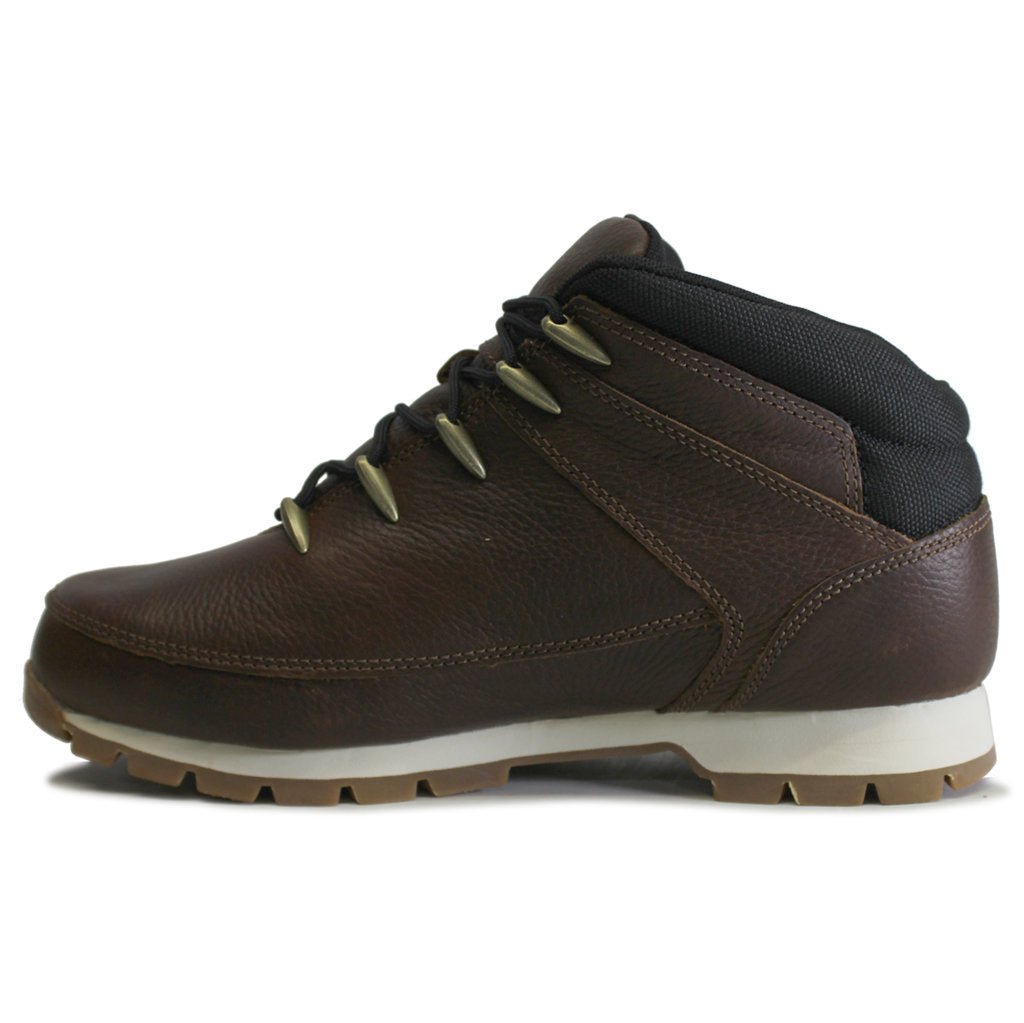 Timberland Euro Sprint Mid Hiker Leather Mens Boots#color_dark brown
