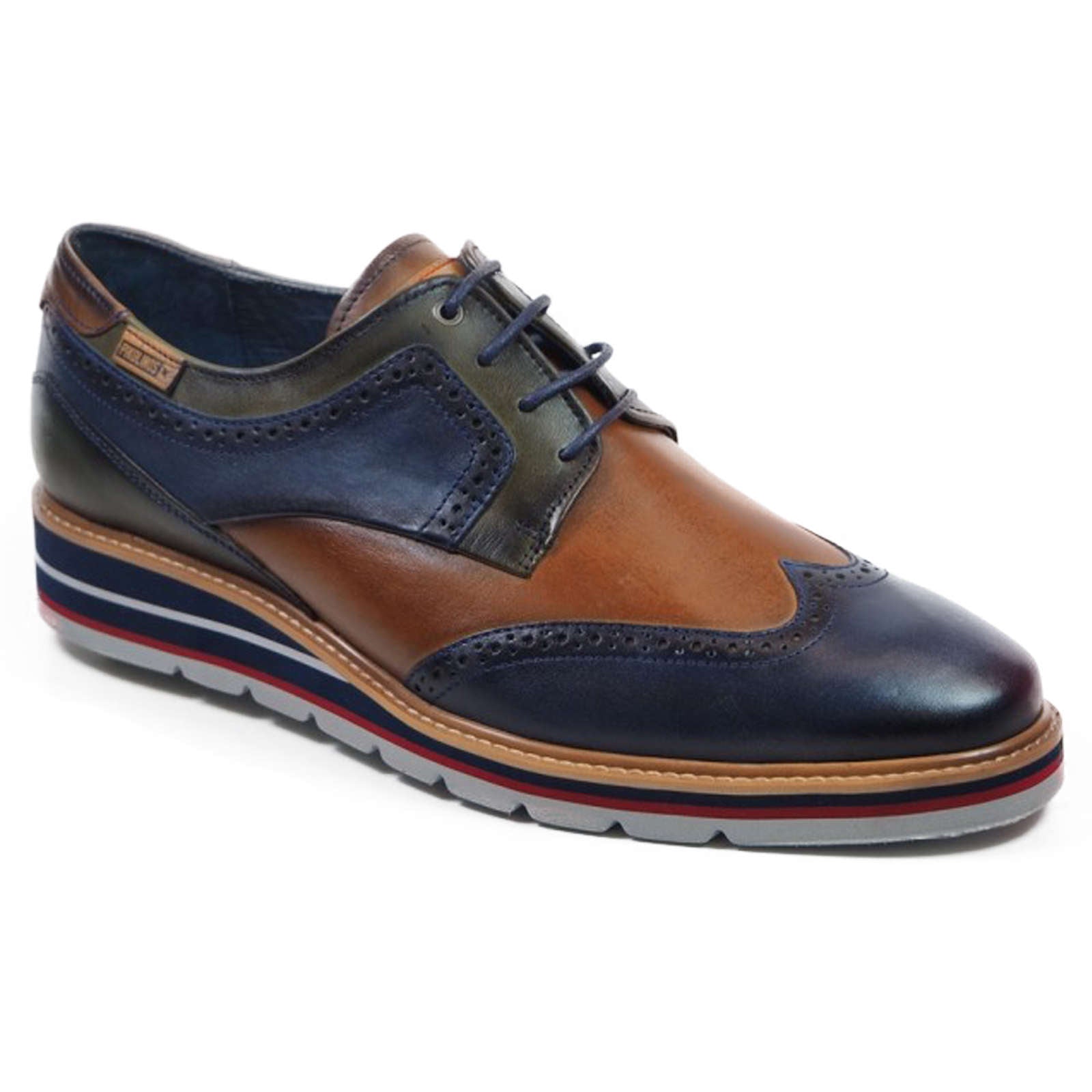 Pikolinos Durcal M8P Leather Mens Shoes#color_blue