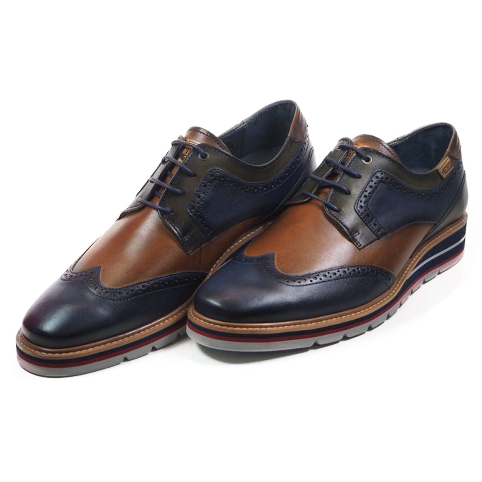 Pikolinos Durcal M8P Leather Mens Shoes#color_blue