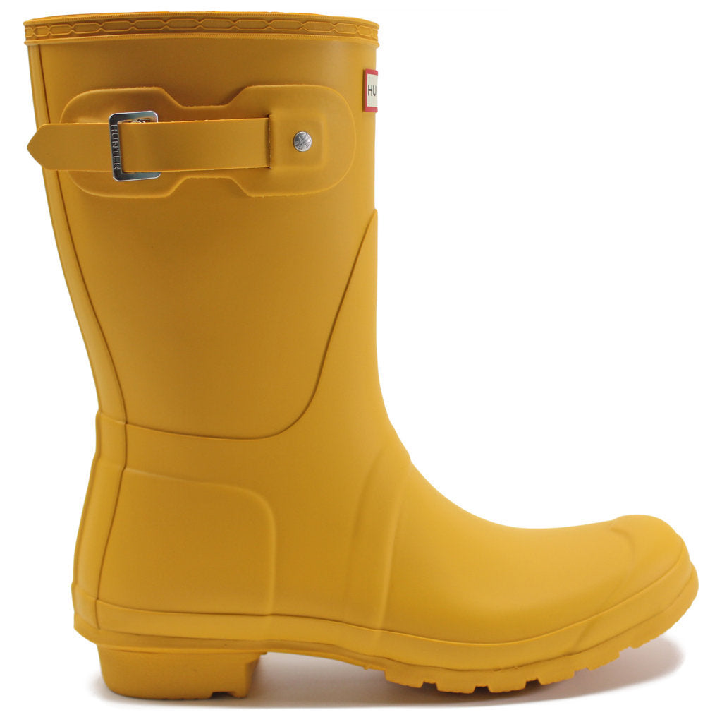 Hunter Original Short Rubber Womens Boots#color_yellow