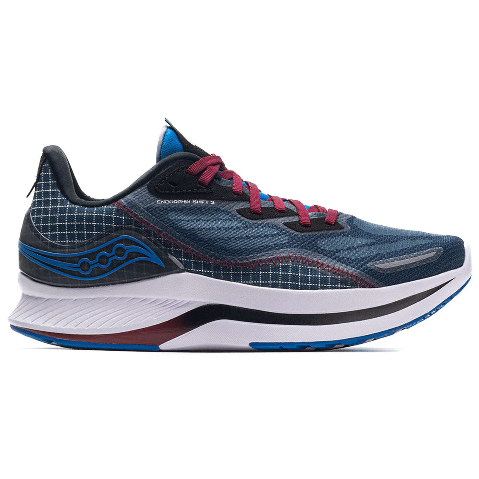 Saucony Endorphin Shift 2 Synthetic Textile Men's Low-Top Trainers#color_space mulberry