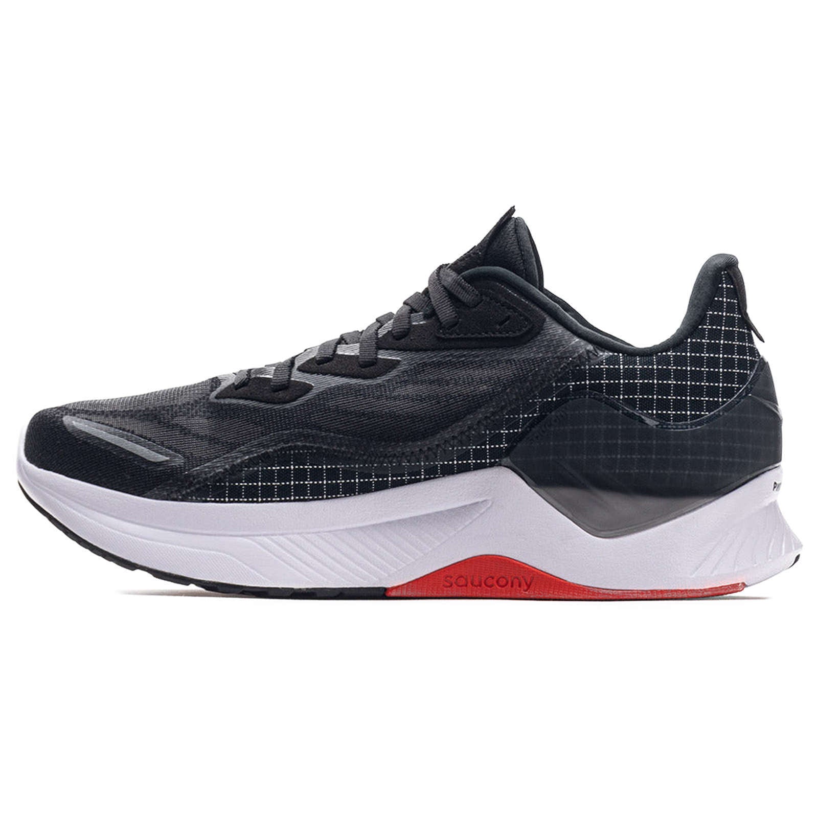 Saucony Endorphin Shift 2 Synthetic Textile Women's Low-Top Trainers#color_black white
