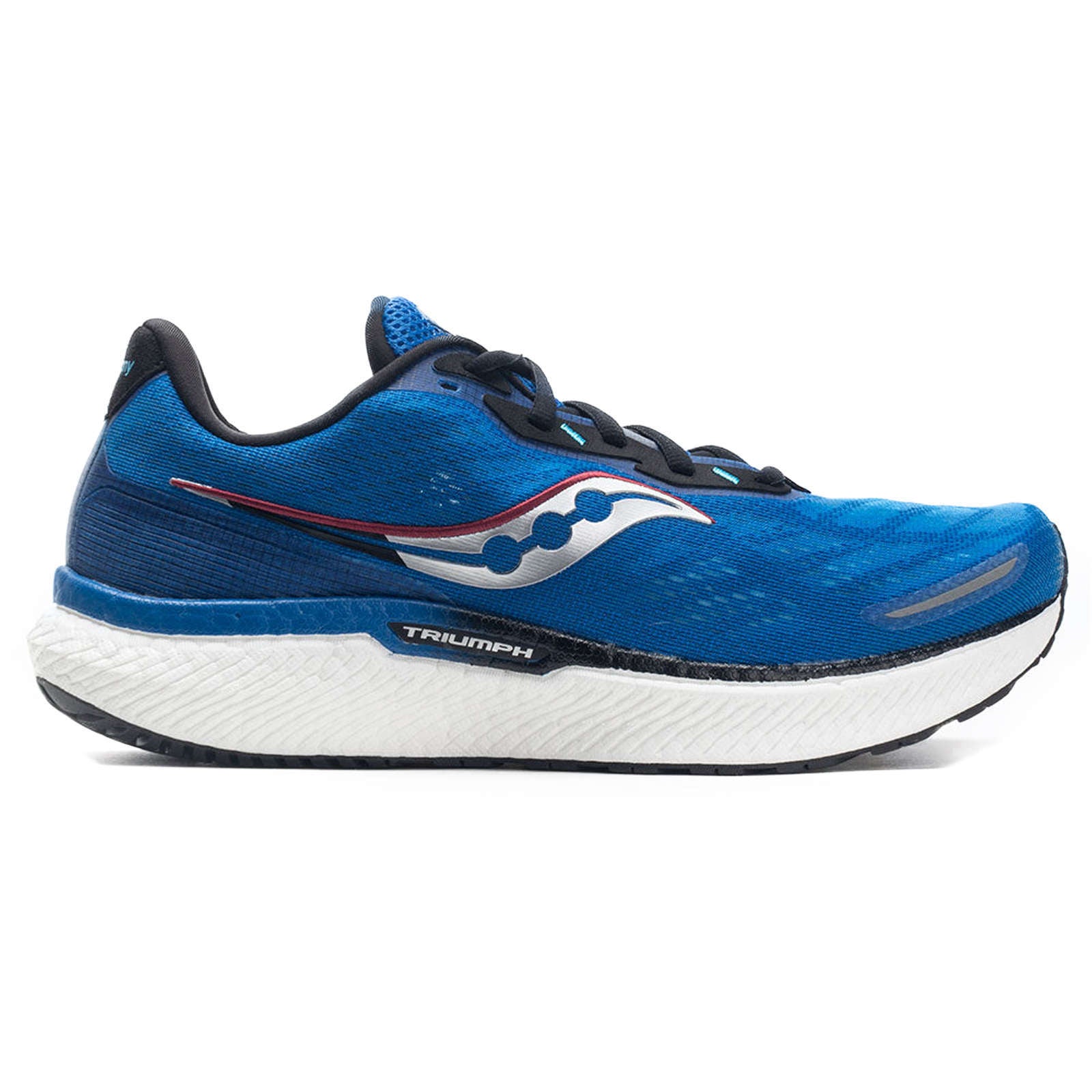 Saucony Triumph 19 Synthetic Textile Men's Running Shoes#color_royal space