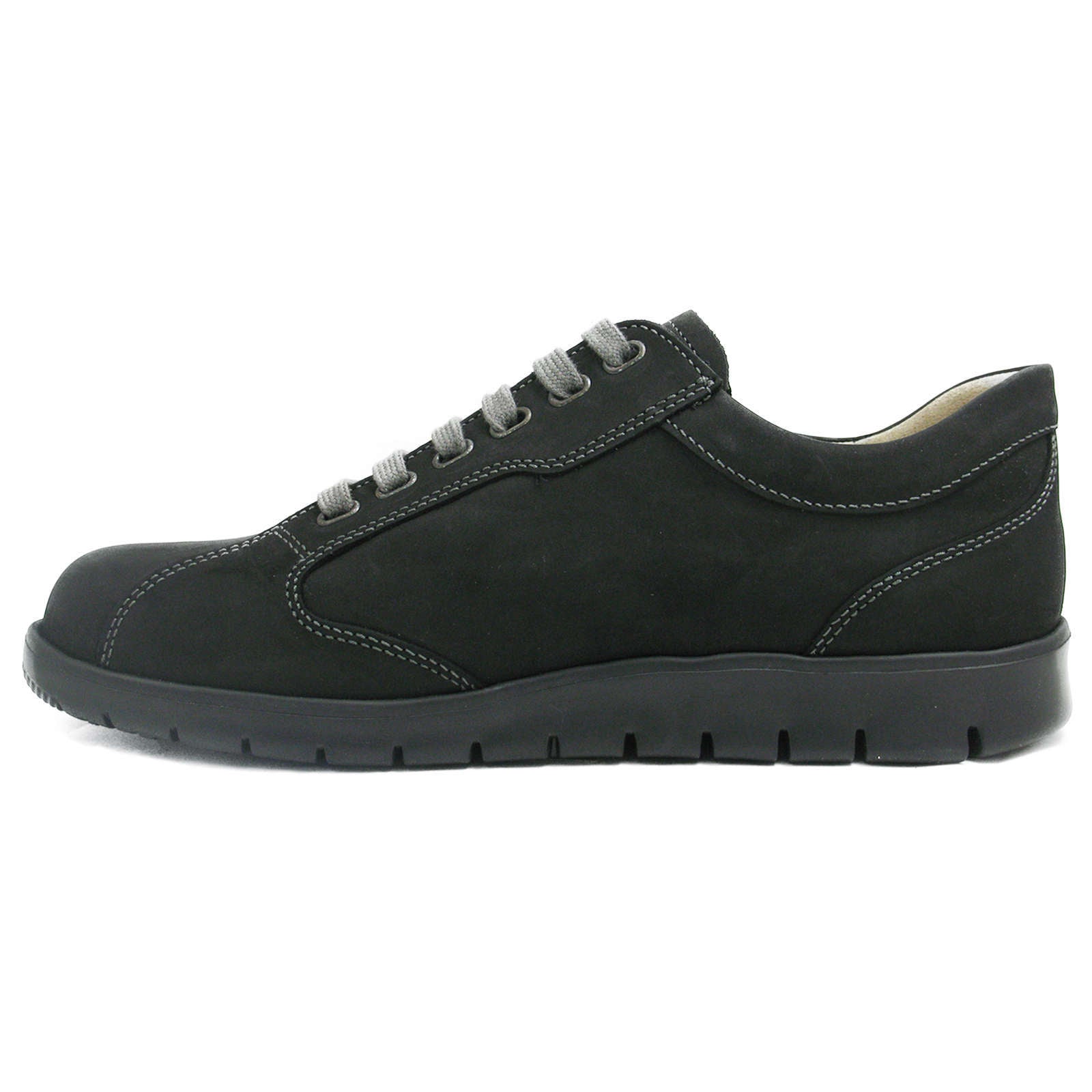 Finn Comfort Chennai Leather Men's Shoes#color_black