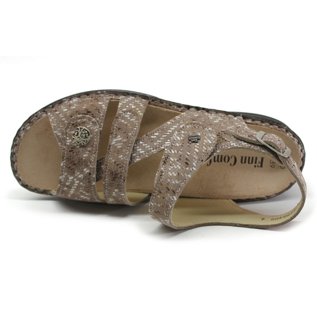 Finn Comfort Gomera Leather Women's Sandals#color_sesame
