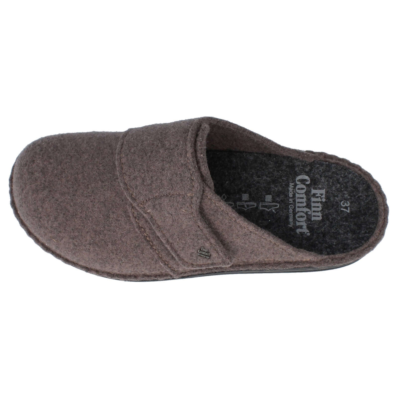 Finn Comfort Tirol Wool Felt Men's Slip-On Sandals#color_fango