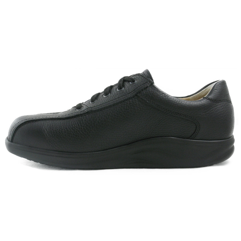 Finn Comfort Watford Leather Mens Shoes#color_black