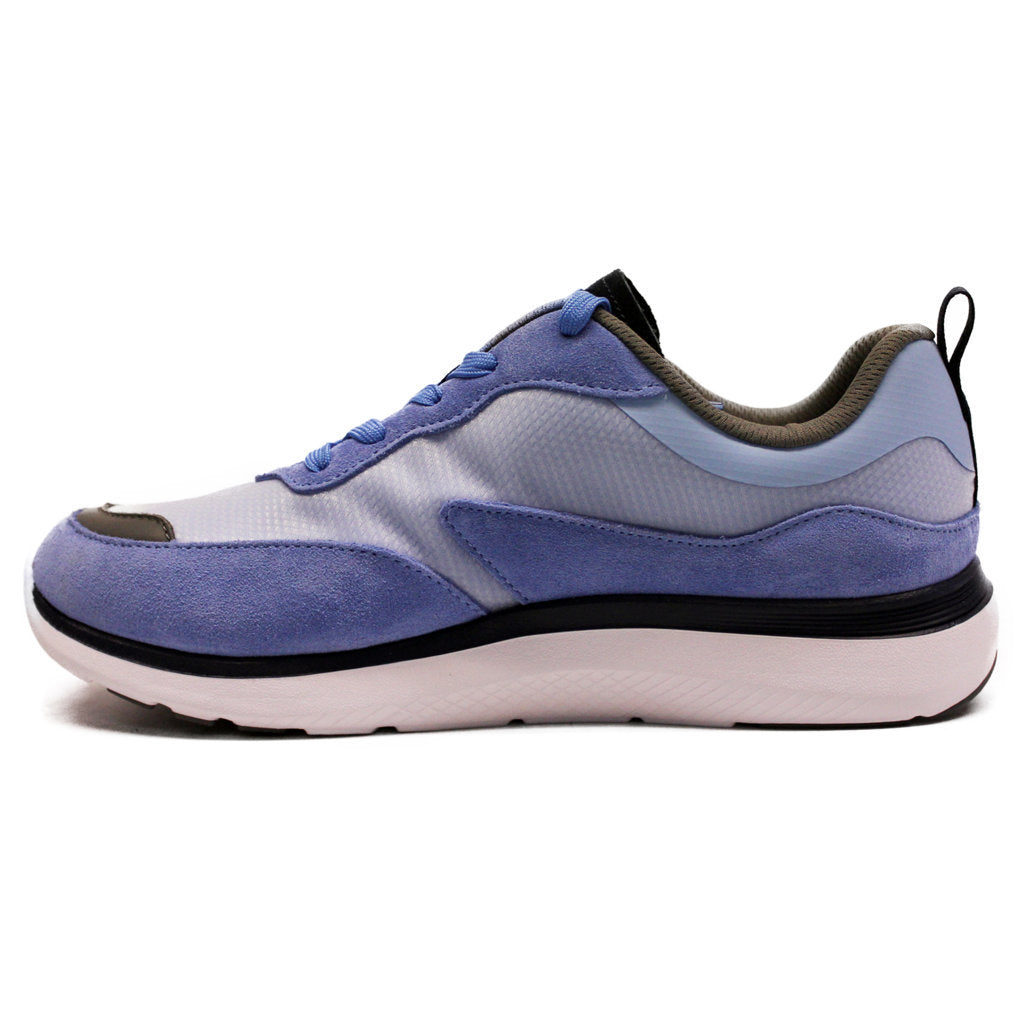 Vionic Ayse Leather Textile Womens Trainers#color_azure