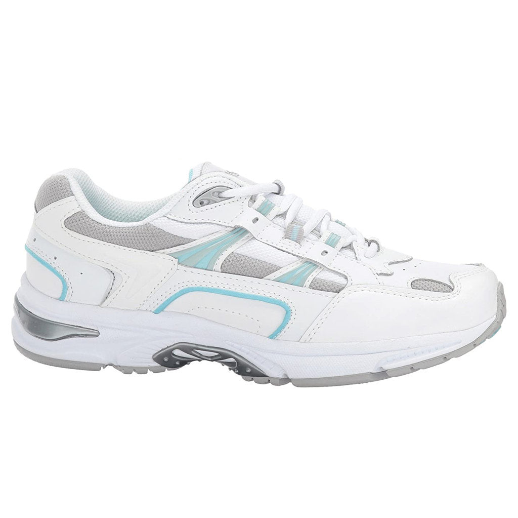 Vionic 23Walk Leather Textile Womens Trainers#color_white blue