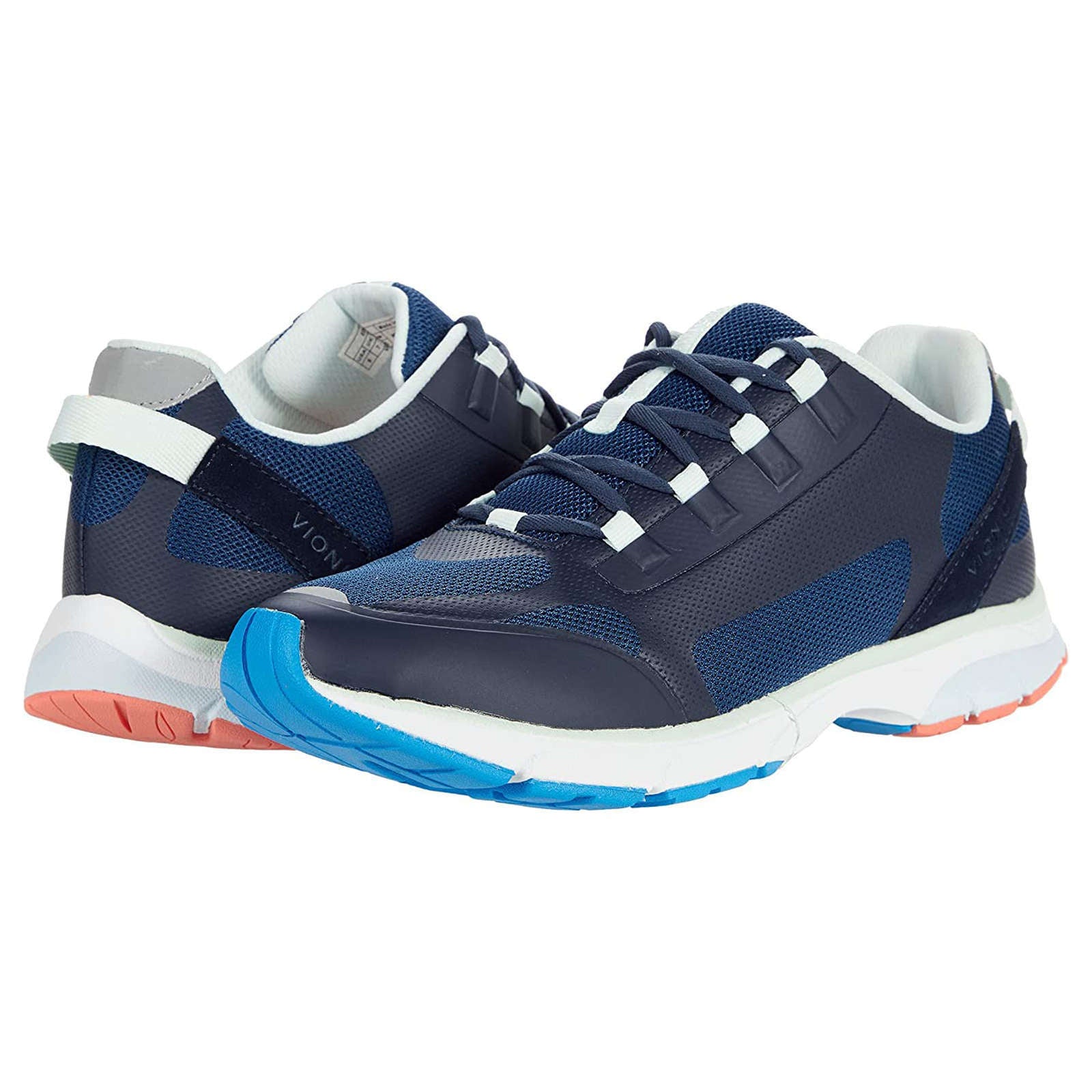 Vionic Edin Synthetic Textile Womens Trainers#color_dark blue