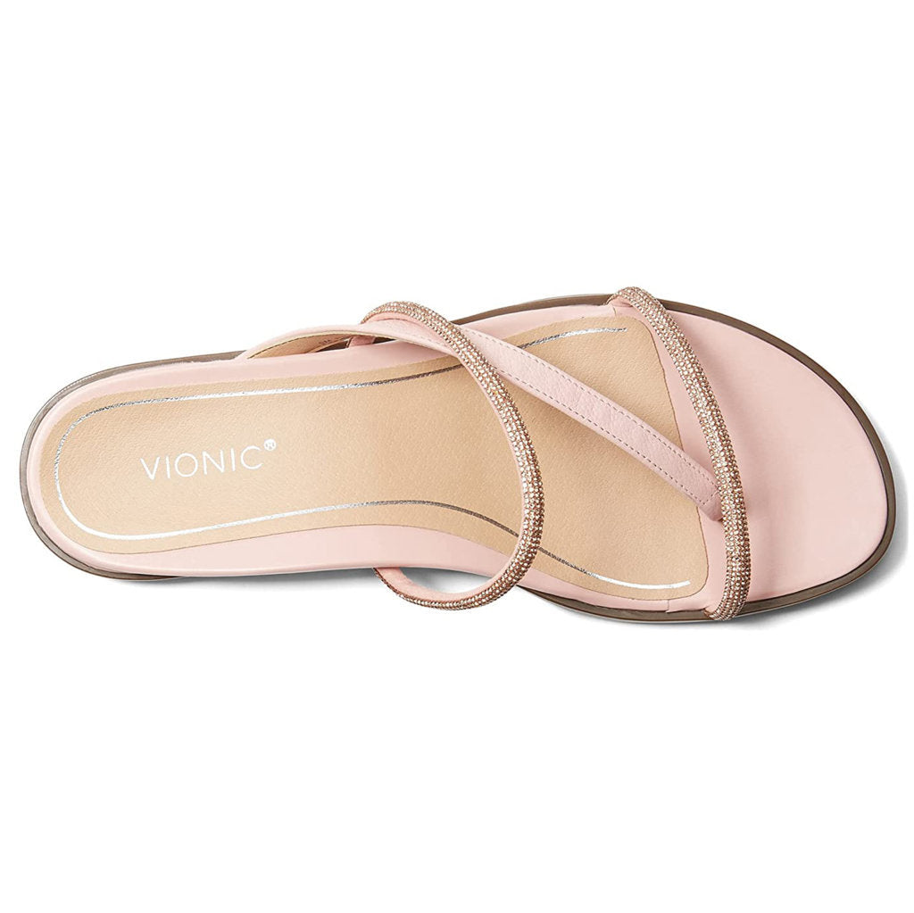 Vionic Citrine Prism Leather Womens Sandals#color_peach