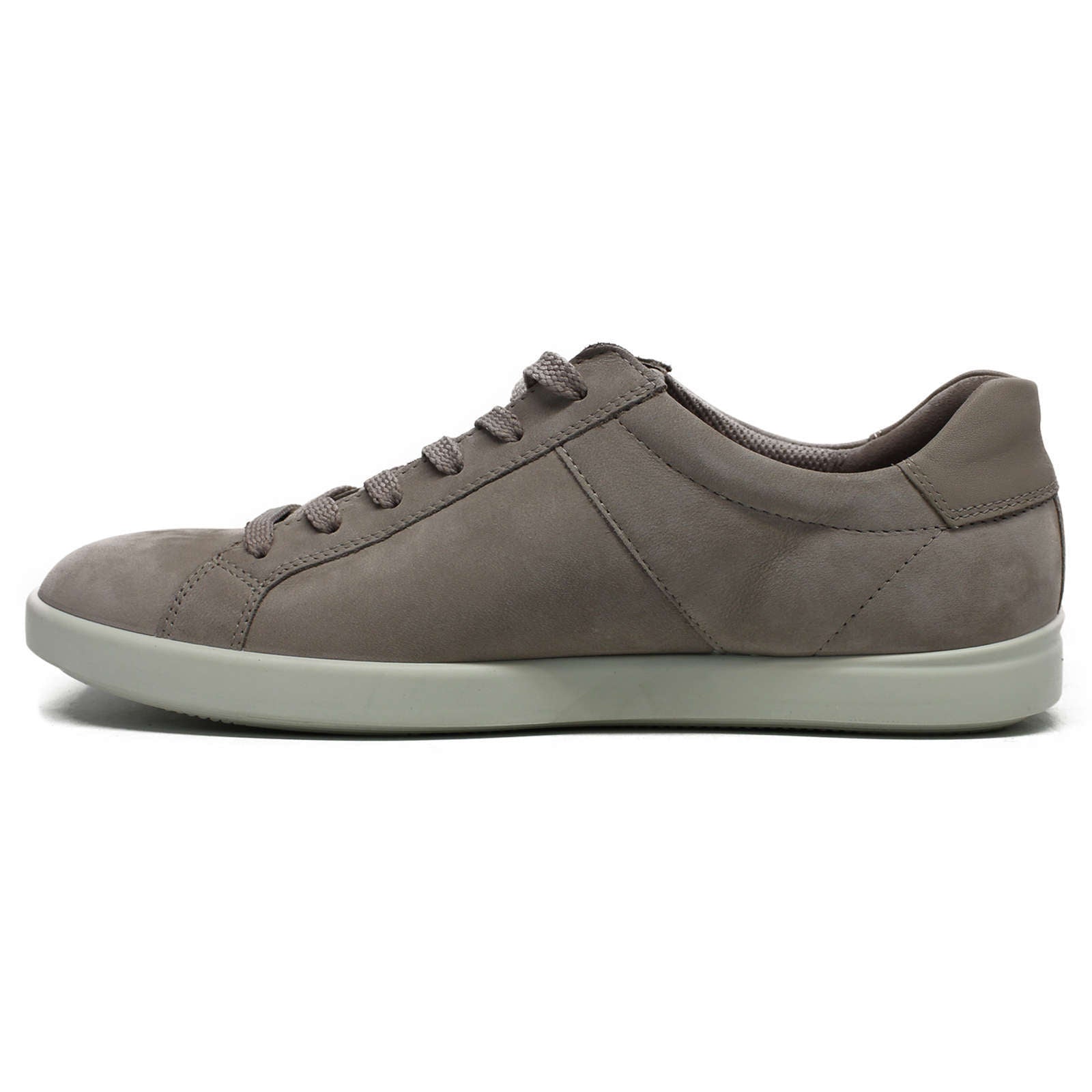 Ecco Leisure Leather Womens Trainers#color_grey rose