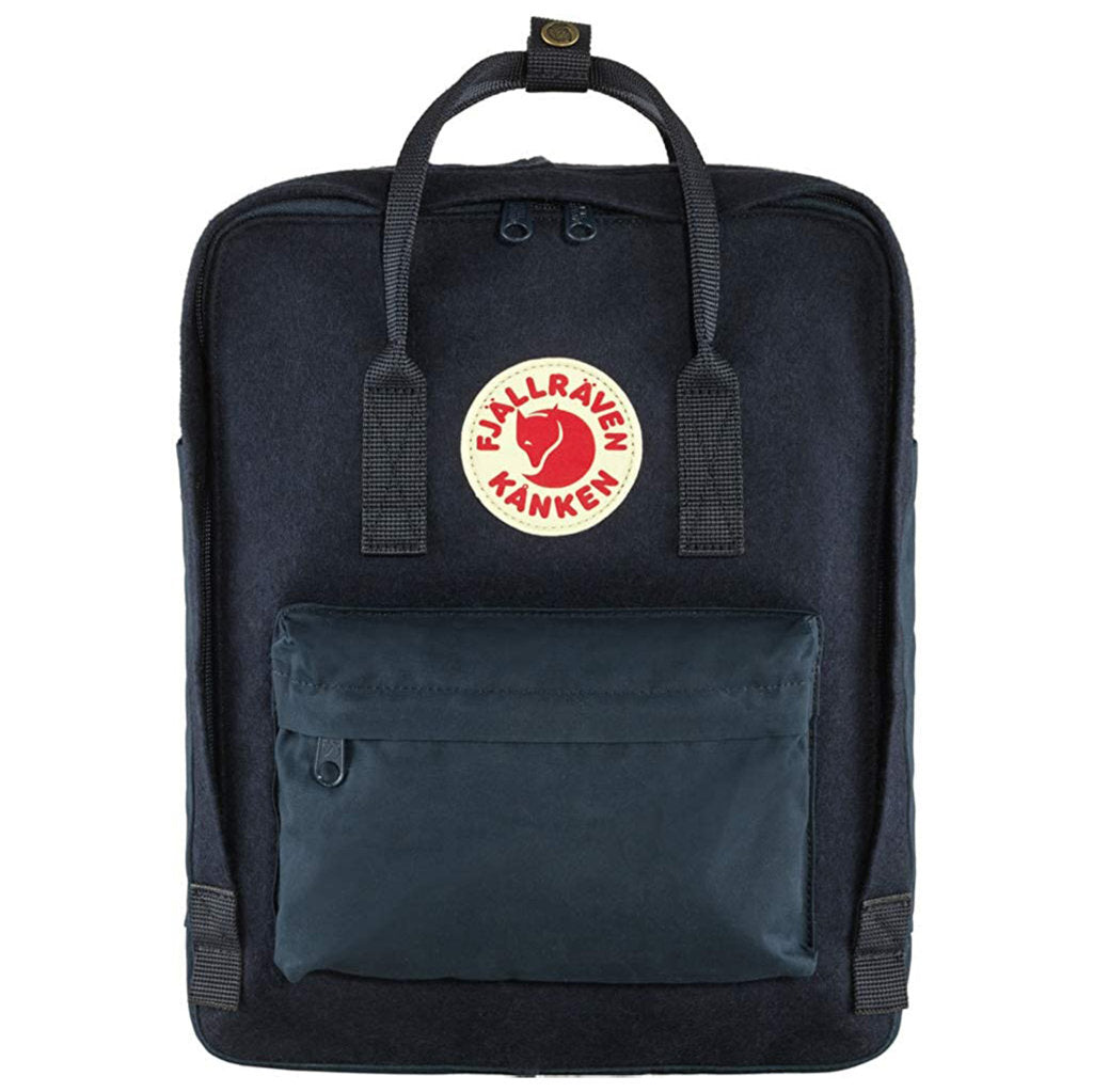 Fjallraven Kanken Re-Wool Synthetic Textile Unisex Bags#color_night sky