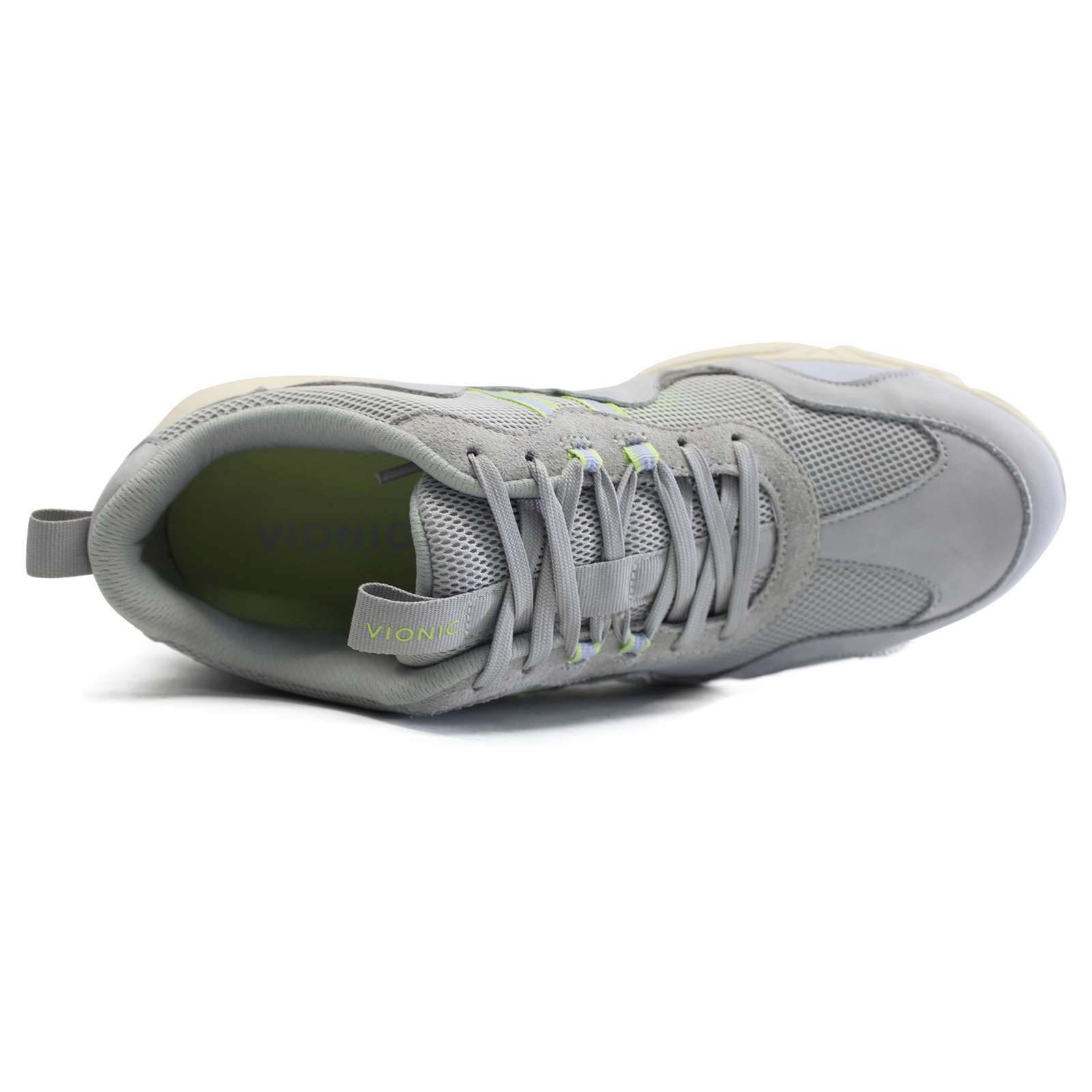Vionic Electra Leather Textile Synthetic Womens Trainers#color_vapor
