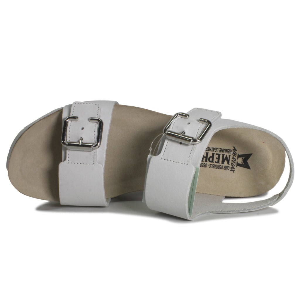 Mephisto Lissandra Leather Womens Sandals#color_white