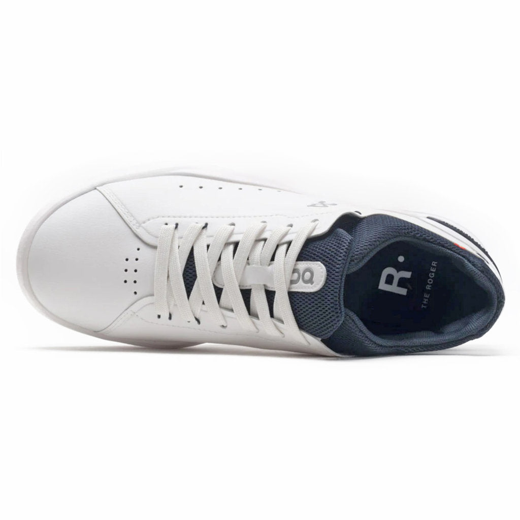 On Running The Roger Advantage Textile Men's Low-Top Trainers#color_white midnight
