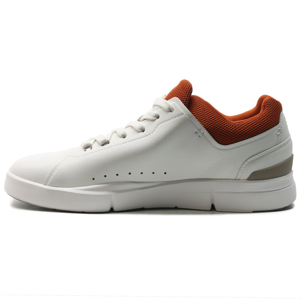 On Running The Roger Advantage Textile Men's Low-Top Trainers#color_white rust