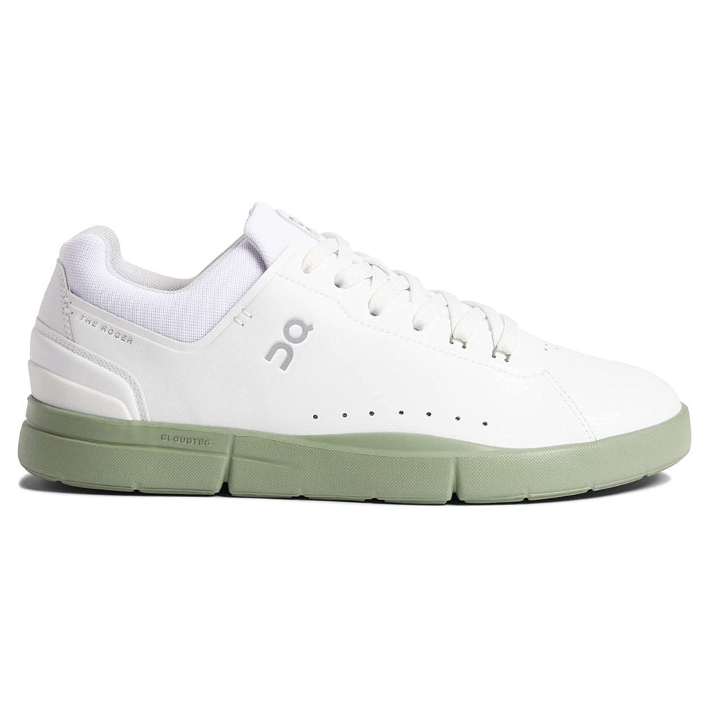 On Running The Roger Advantage Textile Men's Low-Top Trainers#color_white reseda